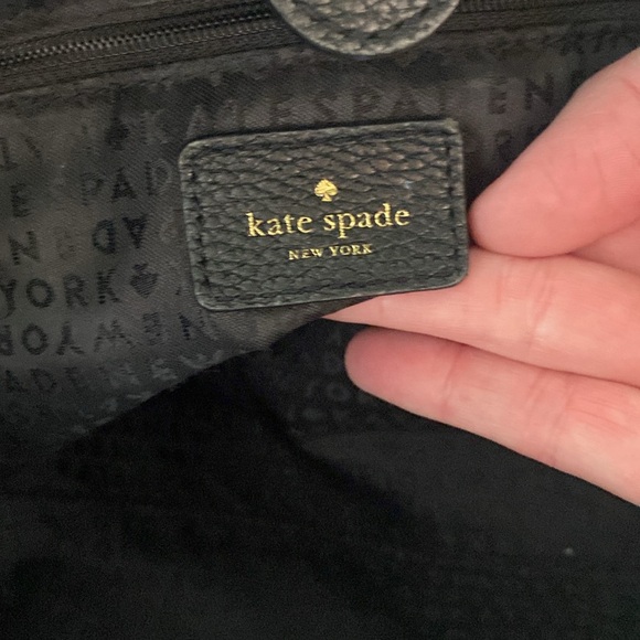 KATE SPADE ♠️ LISE MULBERRY STREET BLACK LEATHER CROSSBODY - Picture 12 of 17